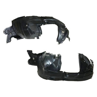 Alzare® - Front Driver and Passenger Side Fender Liner Set (CAPA Certified)