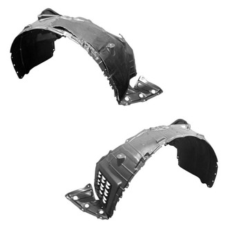 Alzare® - Front Driver and Passenger Side Fender Liner Set (CAPA Certified)