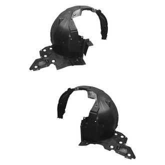 Alzare® - Front Driver and Passenger Side Fender Liner Set (CAPA Certified)