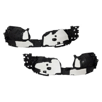 Alzare® - Front Driver and Passenger Side Fender Liner Set (CAPA Certified)