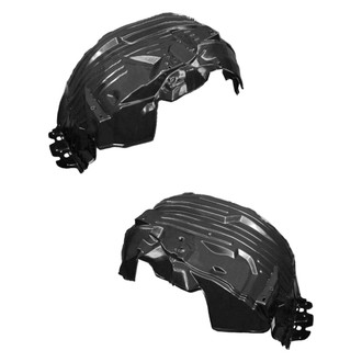Alzare® - Front Driver and Passenger Side Fender Liner Set (CAPA Certified)
