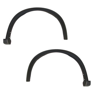 Alzare® - Front Driver and Passenger Side Wheel Arch Molding Set (CAPA Certified)