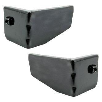Alzare® - Upper Driver and Passenger Side Headlight Mounting Bracket Set (Standard Line)
