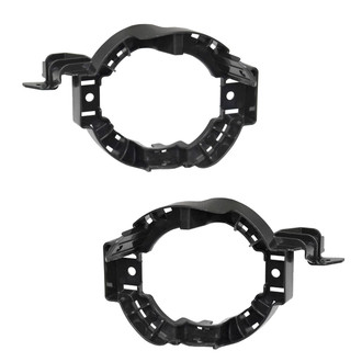 Alzare® - Front Driver and Passenger Side Fog Light Bracket Set (Standard Line)