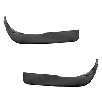 Alzare® - Front Lower Outer Driver and Passenger Side Bumper Air Deflector Set (Standard Line)