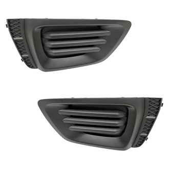 Alzare® - Front Driver and Passenger Side Fog Light Cover Set (Standard Line)