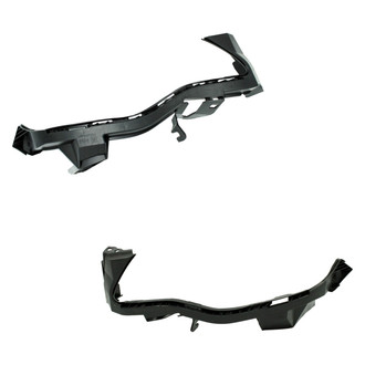 Alzare® - Front Outer Driver and Passenger Side Bumper Cover Bracket Set (Standard Line)