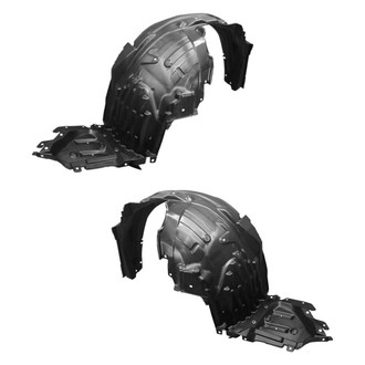 Alzare® - Front Driver and Passenger Side Fender Liner Set (CAPA Certified)
