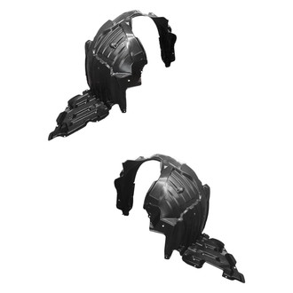 Alzare® - Front Driver and Passenger Side Fender Liner Set (CAPA Certified)