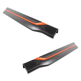 Alzare® - Rear Driver and Passenger Side Door Molding Set (Standard Line)