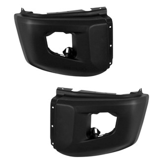 Alzare® - Front Outer Driver and Passenger Side Bumper End Set (CAPA Certified)