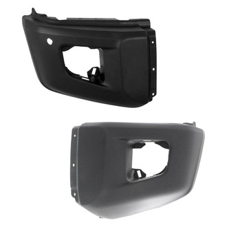 Alzare® - Front Outer Driver and Passenger Side Bumper End Set (CAPA Certified)