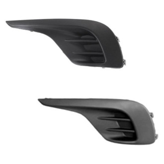 Alzare® - Front Driver and Passenger Side Fog Light Cover Set (Standard Line)