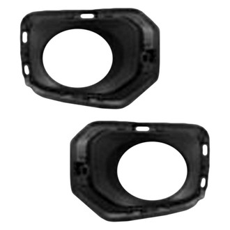 Alzare® - Front Driver and Passenger Side Fog Light Bezel Set (Standard Line)
