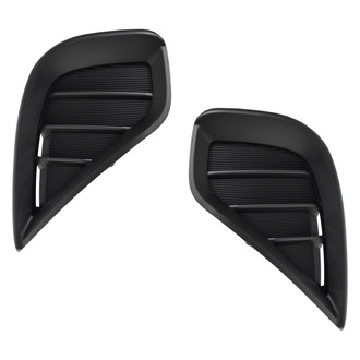 Alzare® - Front Driver and Passenger Side Fog Light Cover Set (CAPA Certified)