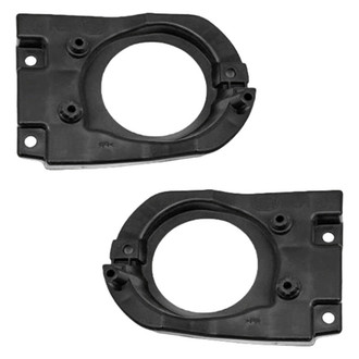 Alzare® - Front Driver and Passenger Side Fog Light Bezel Set (Standard Line)