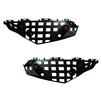Alzare® - Front Driver and Passenger Side Bumper Cover Retainer Set (CAPA Certified)