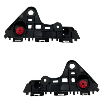 Alzare® - Front Driver and Passenger Side Bumper Cover Retainer Set (Standard Line)