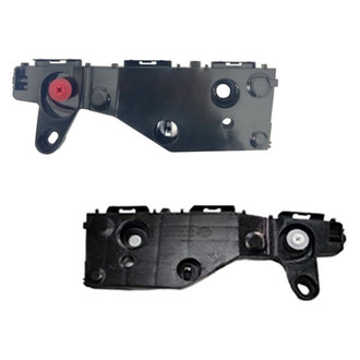 Alzare® - Front Upper Driver and Passenger Side Bumper Support Bracket Set (Standard Line)