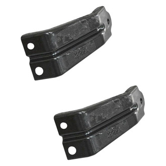Alzare® - Front Lower Driver and Passenger Side Bumper Reinforcement Retainer Bracket Set (Standard Line)