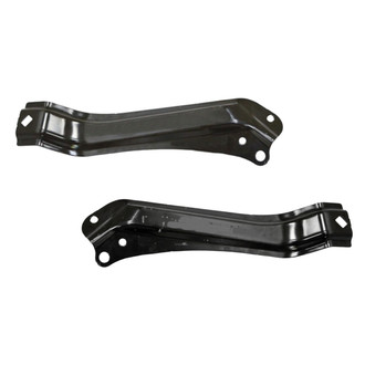 Alzare® - Front Inner Driver and Passenger Side Bumper Support Bracket Set (CAPA Certified)