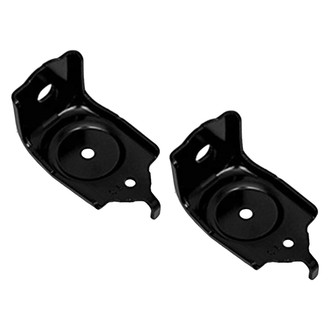 Alzare® - Front Lower Outer Driver and Passenger Side Bumper Support Bracket Set (Standard Line)