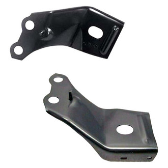 Alzare® - Front Outer Driver and Passenger Side Bumper Mounting Bracket Set (CAPA Certified)