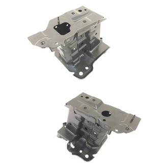 Alzare® - Front Driver and Passenger Side Bumper Bracket Set (Standard Line)