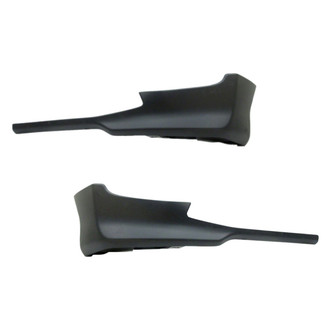 Alzare® - Front Lower Driver and Passenger Side Bumper Spoiler Set (Standard Line)