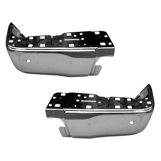 Alzare® - Rear Outer Driver and Passenger Side Bumper End Set (Standard Line)