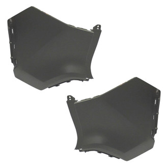 Alzare® - Rear Driver and Passenger Side Bumper Cover Set (CAPA Certified)