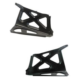 Alzare® - Rear Driver and Passenger Side Bumper Cover Reinforcement Set (Standard Line)