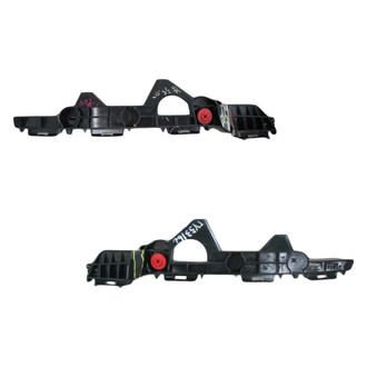 Alzare® - Rear Outer Driver and Passenger Side Bumper Cover Support Set (CAPA Certified)