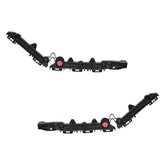 Alzare® - Rear Upper Driver and Passenger Side Bumper Cover Support Set (Standard Line)