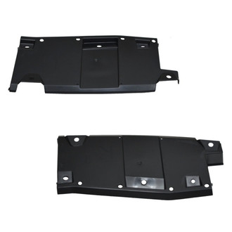 Alzare® - Rear Driver and Passenger Side Bumper Filler Set (Standard Line)