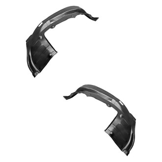 Alzare® - Front Driver and Passenger Side Fender Liner Rear Section Set (Standard Line)