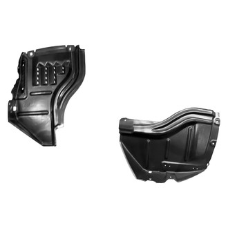 Alzare® - Front Driver and Passenger Side Fender Liner Front Section Set (Standard Line)