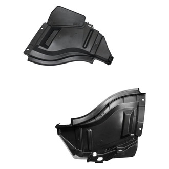 Alzare® - Front Forward Driver and Passenger Side Fender Liner Set (CAPA Certified)