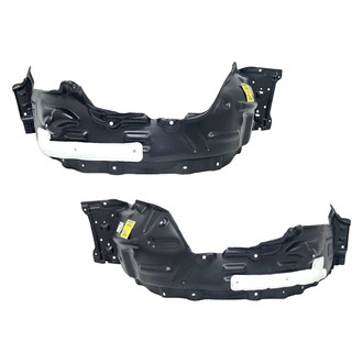 Alzare® - Front Driver and Passenger Side Fender Liner Set (CAPA Certified)