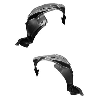 Alzare® - Front Driver and Passenger Side Fender Liner Set (CAPA Certified)