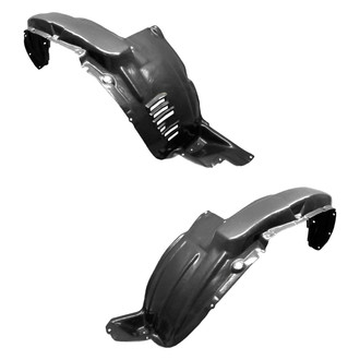 Alzare® - Front Driver and Passenger Side Fender Liner Set (CAPA Certified)