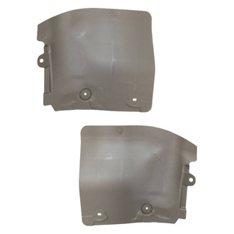 Alzare® - Front Driver and Passenger Side Fender Splash Shield Set (Standard Line)