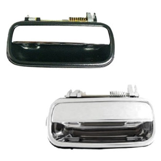 Alzare® - Rear Driver and Passenger Side Exterior Door Handle Set (Standard Line)