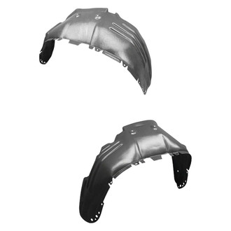 Alzare® - Rear Driver and Passenger Side Fender Liner Set (CAPA Certified)