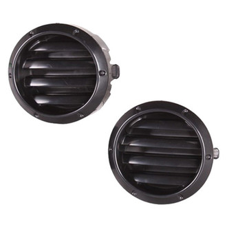 Alzare® - Front Driver and Passenger Side Fog Light Cover Set (Standard Line)