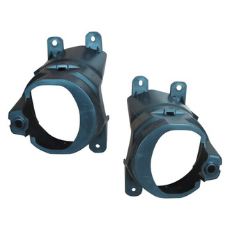 Alzare® - Front Driver and Passenger Side Fog Light Bracket Set (Standard Line)
