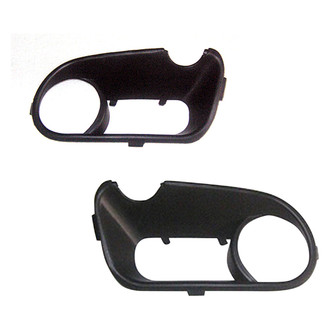 Alzare® - Front Driver and Passenger Side Fog Light Hole Insert Set (Standard Line)