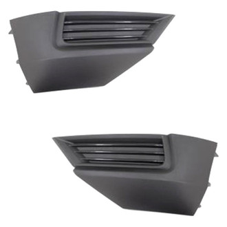 Alzare® - Front Driver and Passenger Side Fog Light Cover Set (Standard Line)