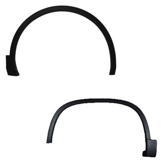 Alzare® - Front Driver and Passenger Side Wheel Arch Molding Set (CAPA Certified)