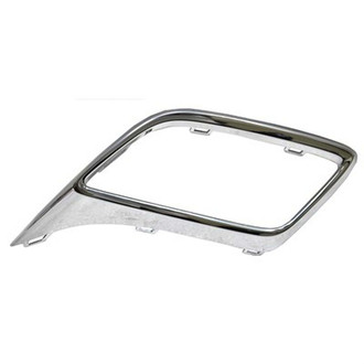 Alzare® VW1138100 - Rear Driver Side Bumper Exhaust Pipe Hole Trim (Standard Line)